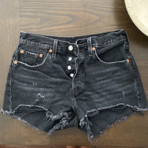 Levis denim shorts black - Picture 2 of 3